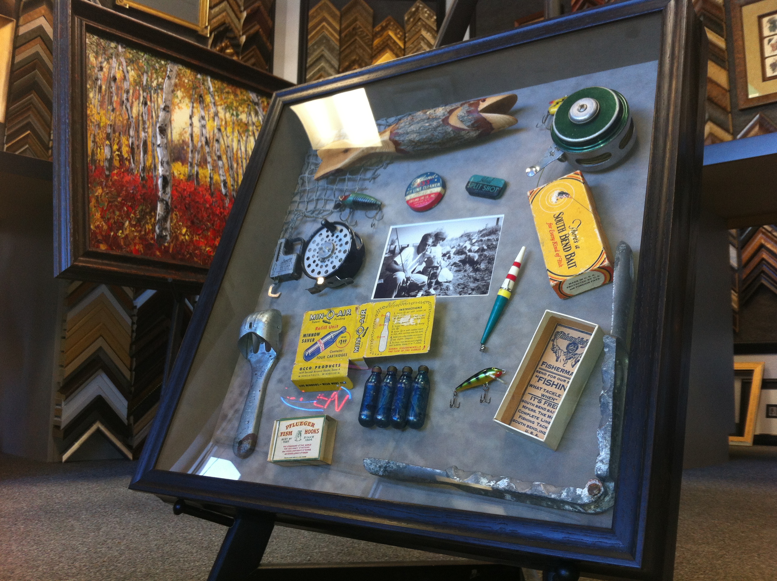 Mountain View Framing Shadowbox